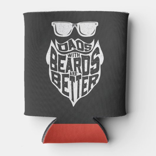 FUNNY VATER MIT BÄRTEN SIND BESSER VATER DAY DOSENKÜHLER (Vorderseite)