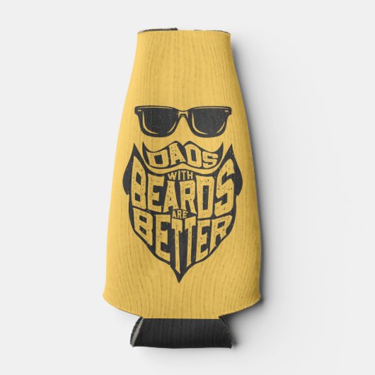 FUNNY VATER MIT BÄRTEN SIND BESSER VATER DAY FLASCHENKÜHLER (Vorderseite)