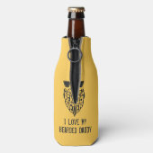 FUNNY VATER MIT BÄRTEN SIND BESSER VATER DAY FLASCHENKÜHLER (Flasche Rückseite)