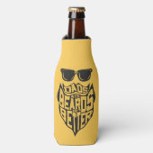 FUNNY VATER MIT BÄRTEN SIND BESSER VATER DAY FLASCHENKÜHLER (Flaschenvorderseite)