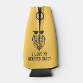 FUNNY VATER MIT BÄRTEN SIND BESSER VATER DAY FLASCHENKÜHLER (Rückseite)