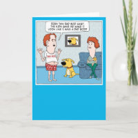 Funny Vater mit Vater Bod im Vater Bod Shirt Gebur