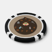 Funny Vater Monster Liebe Kaffee Pokerchips (Einzeln)