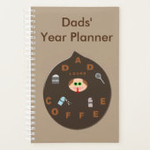 Funny Vater Monster Lieben Coffee Custom Plane Planer (Vorderseite)