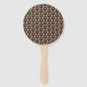 Funny Vater Monster Lieben Kaffee Hand Fan Fächer (Rückseite)