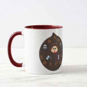 Funny Vater Monster Lieben Kaffee Tasse