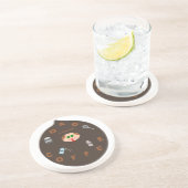 Funny Vater Monster Lieben Kaffee Untersetzer (Seite)