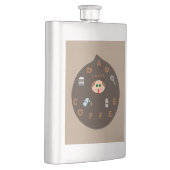 Funny Vater Monster Lieben Kaffeefass Flachmann (Rechts)