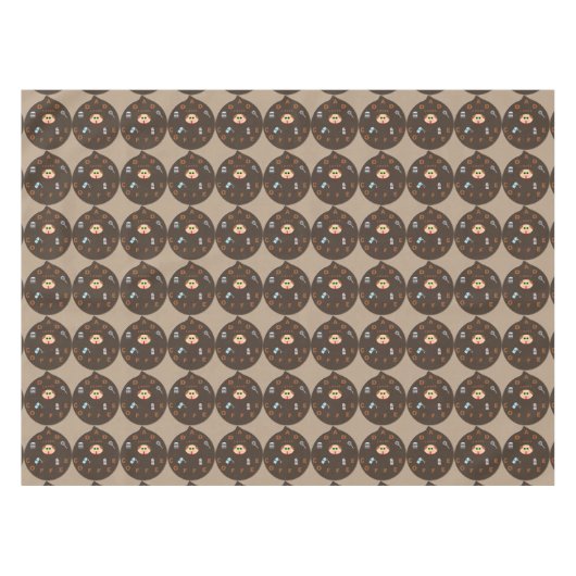 Funny Vater Monster Lieben Kaffeetablette Tischdecke (Vorderseite (Horizontal))