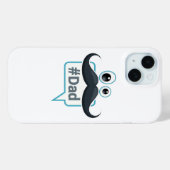 Funny #Vater Mustache Eyes iPhone 15 Fall Case-Mate iPhone Hülle (Rückseite (Horizontal))