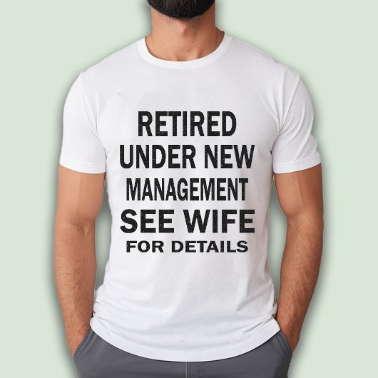 Funny Vater oder Husband Retirement weiß T-Shirt