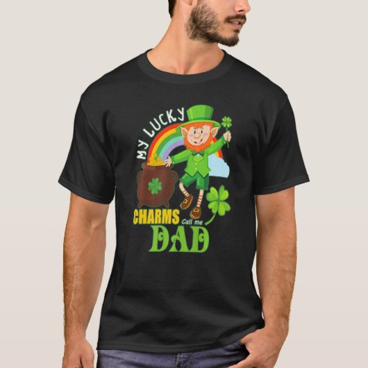 Funny Vater Paddy Day St Patricks Lucky Charts Anr T-Shirt (Vorderseite)