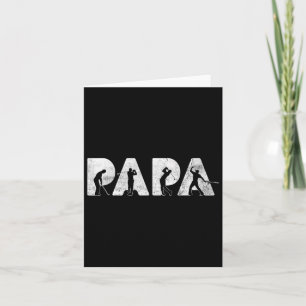 Funny Vater Papa Golf Daddy Funny Fathers Day Gesc Karte