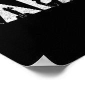 Funny Vater Papa Golf Daddy Funny Fathers Day Gesc Poster (Ecke)