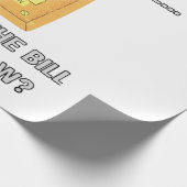 Funny Vater Redewendungen Geschenkpapier (Ecke)