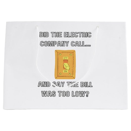 Funny Vater Redewendungen Große Geschenktüte (Vorderseite)