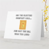 Funny Vater Redewendungen Karte (Gelbe Blume)