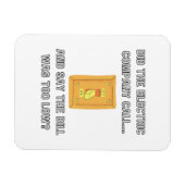 Funny Vater Redewendungen Magnet (Horizontal)