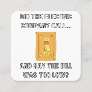 Funny Vater Redewendungen Quadratische Visitenkarte