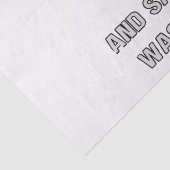 Funny Vater Redewendungen Seidenpapier (Detail)