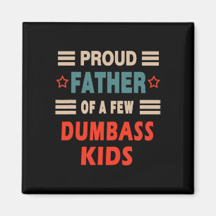 Funny Vater &#; s Day Stolz Vater ein paar Dumbys Magnet