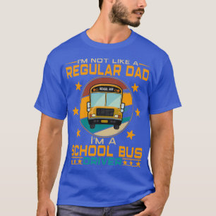 Funny Vater School Bus Driver School Busfahrer Ges T-Shirt
