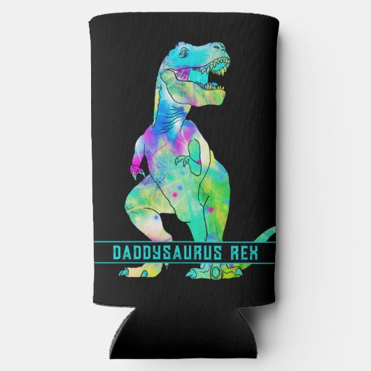 Funny Vater T Rex Zitat Selters Dosenkühler (Rückseite)