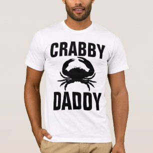 FUNNY VATER T - Shirt, CRABBY DADDY T-Shirt