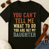Funny Vater T - Shirt - "Du kannst mir nicht sagen