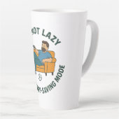 Funny Vater T - Shirt Energie Rettend Modus Milchtasse (Rechte Ecke)