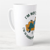 Funny Vater T - Shirt Energie Rettend Modus Milchtasse (Linke Ecke)