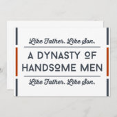 Funny Väter Tageskarten von Son Dankeskarte (Vorne/Hinten)