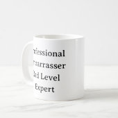 Funny Vater Tasse - Beruflicher Embarrasser Custom (Vorderseite Links)