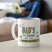 Funny Vater Tasse Geschenk "Rette seine Augen"