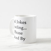 Funny Vater Tasse - Vater Jokes Laden Bitte Stand (Vorderseite Links)