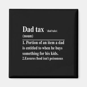 Funny Vater Tax Definition Daddy Vatertag Magnet