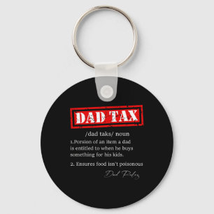 Funny Vater Tax Definition Sarcastic Vatertag Gi Schlüsselanhänger