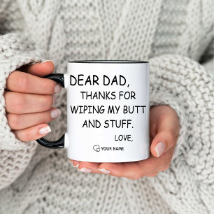 Funny Vater und Tochter Birthday Coffee Tasse