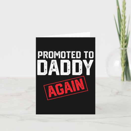 Funny Vater Vathers Day Pregnancy Ankündigung Dadd (Vorderseite)