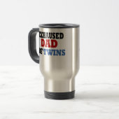 Funny Vater von Twins Reisebecher (Vorderseite Links)