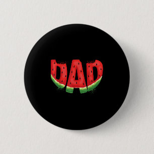 Funny Vater Watermelon Sommerfrüchte Familie Match Button