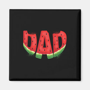 Funny Vater Watermelon Sommerfrüchte Familie Match Magnet