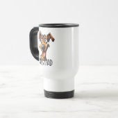 Funny Vater Wortart Reisebecher (Vorderseite Links)