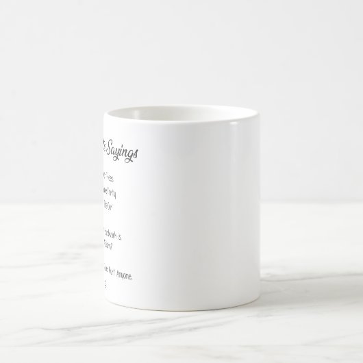 Funny Vaters Lieblings-Redewendungen-Geschenk Kaffeetasse (Mittel)