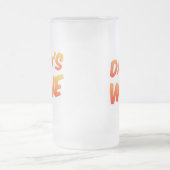 Funny Vaters Mattierter Bierstee Mattglas Bierglas (Mittel)