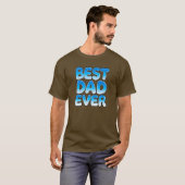 FUNNY Vatertag BEST VATER JE T-Shirt (Vorne ganz)