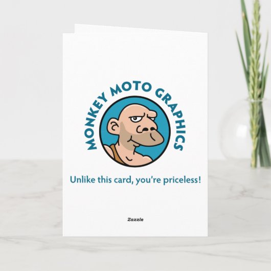 Funny Vatertag Cards Karte (Rückseite)