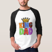 FUNNY Vatertag KING VATER T-Shirt (Vorderseite)