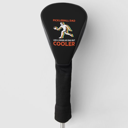 Funny Vathday for Men Pickleball Vater Golf Headcover (Vorderseite)