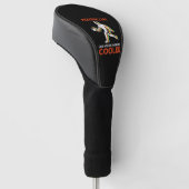 Funny Vathday for Men Pickleball Vater Golf Headcover (angewinkelt)